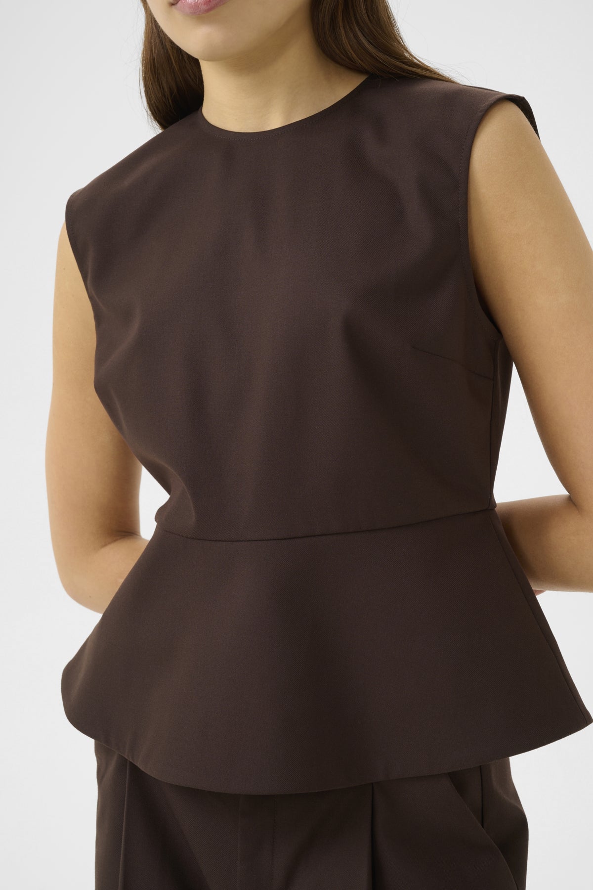 GZpaula peplum top Molé - 10910613