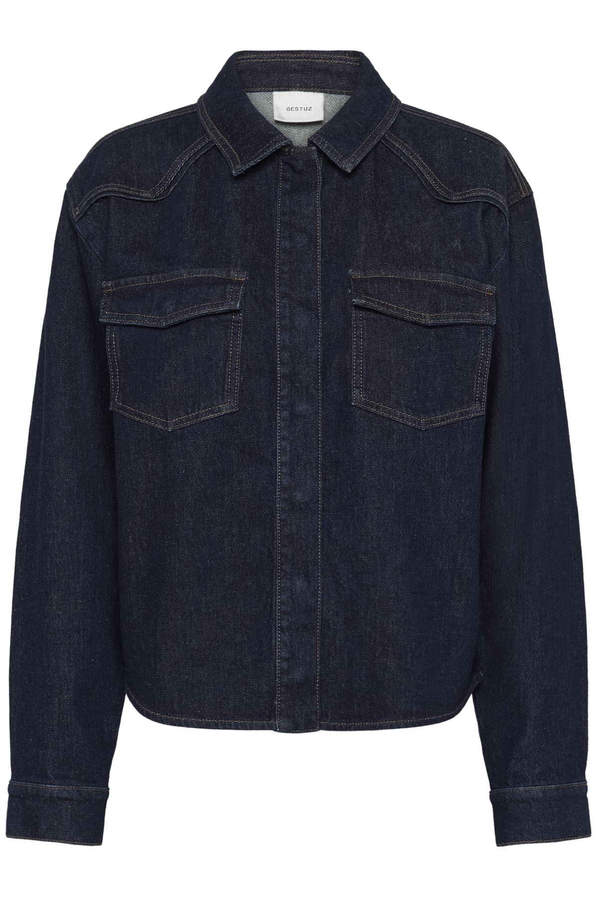 GZsummer shirt Otvättad denim - 10910680