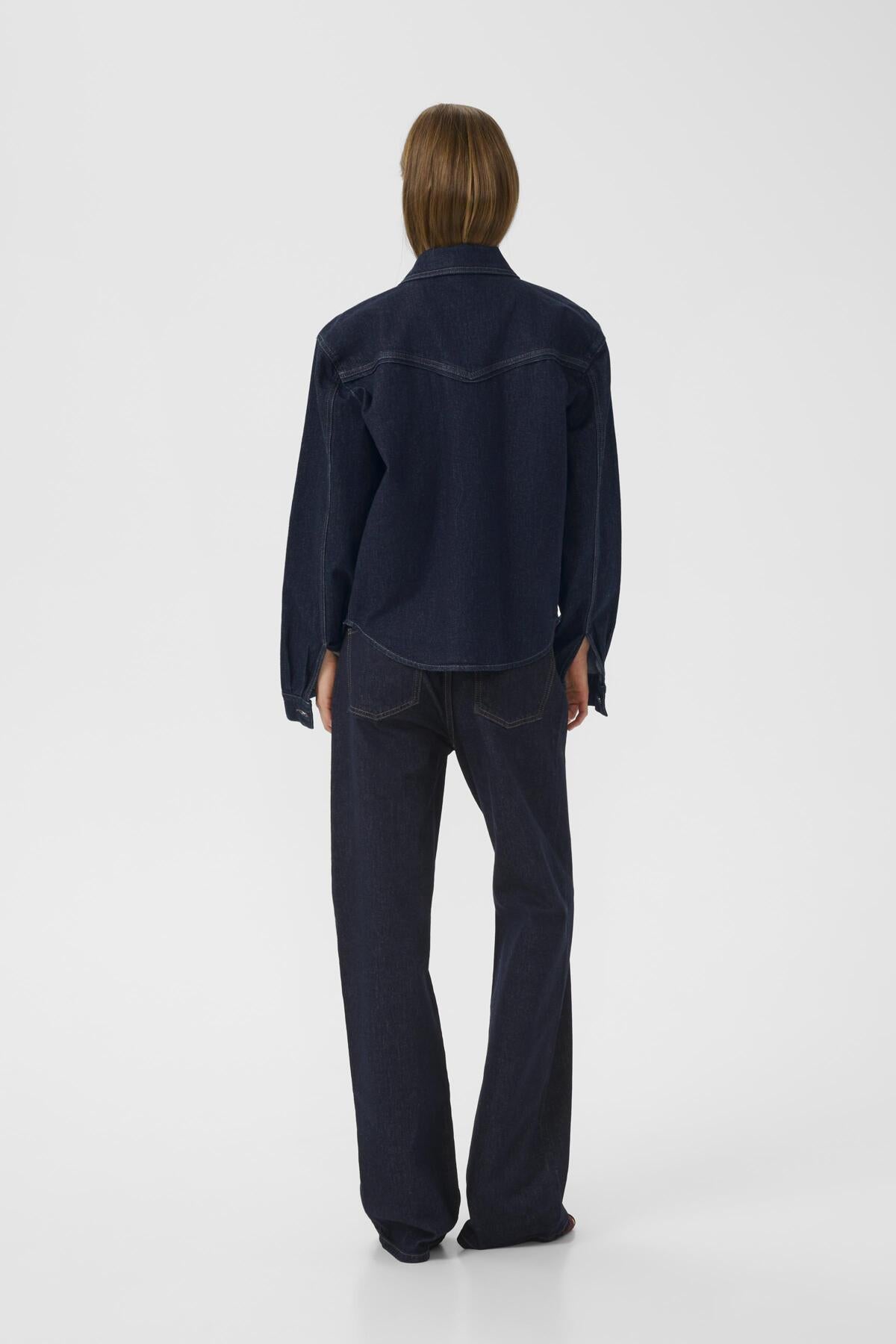 GZsummer shirt Otvättad denim - 10910680