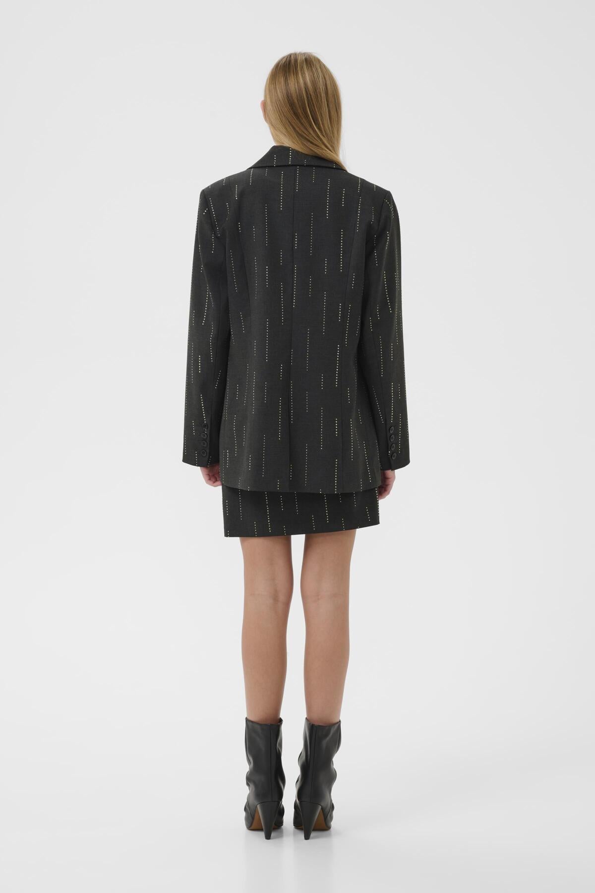 GZadira blazer Mörkgrå melange - 100494 - 10910707