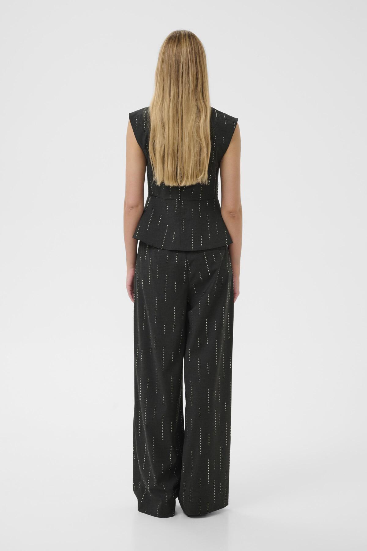 GZadira MW pants Mörkgråmelerad - 100494 - 10910708