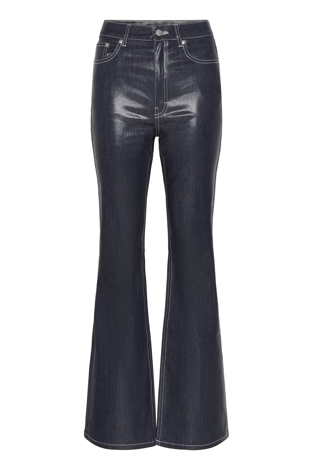 GZpiper HW utsvängda jeans Rinse wash denim - 108305 - 10910740