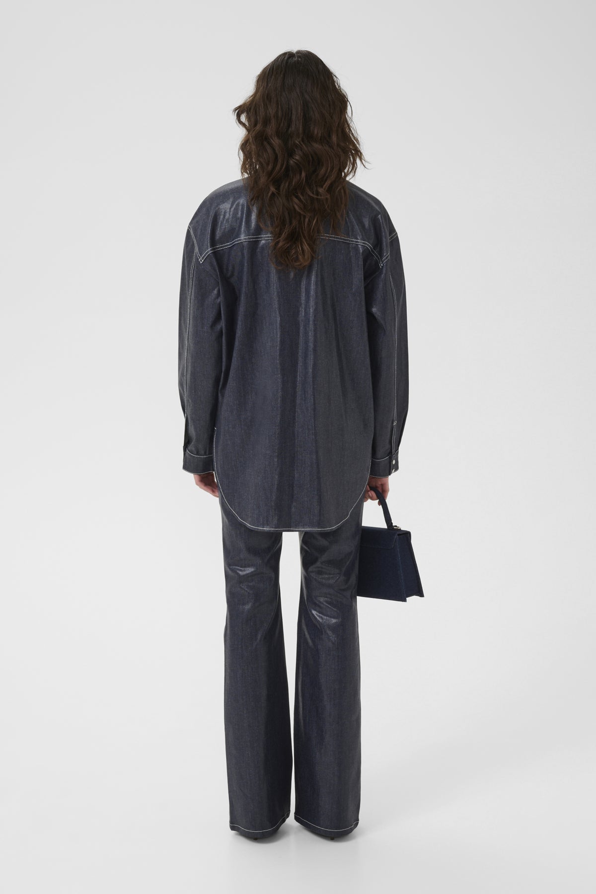 GZpiper HW utsvängda jeans Rinse wash denim - 108305 - 10910740