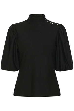 GZrifa button balloon top Black - 100017 - 10910760