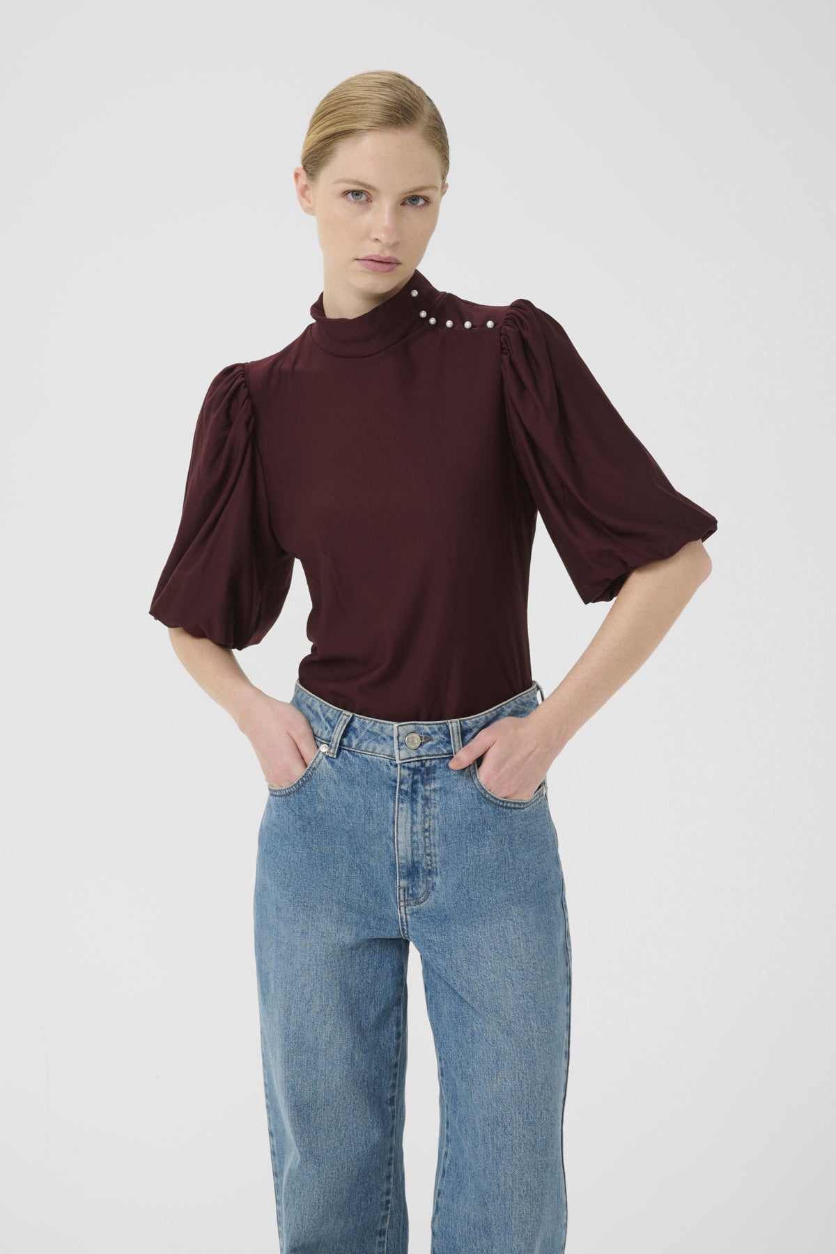 GZrifa button balloon top Aronia - 108291 - 10910760
