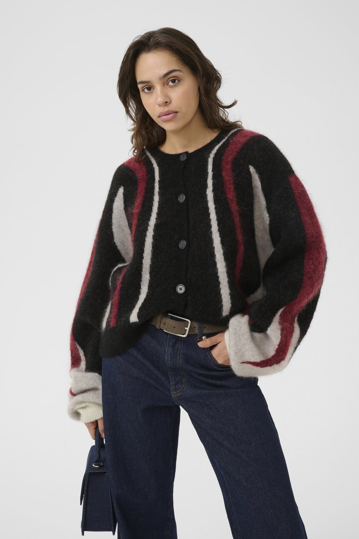GZmafi cardigan Black/Aronia multi - 108674 - 10910767