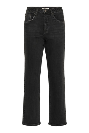 GZjade HW straight jeans NOOS Tvättad mörk svart - 100617 - 10910808