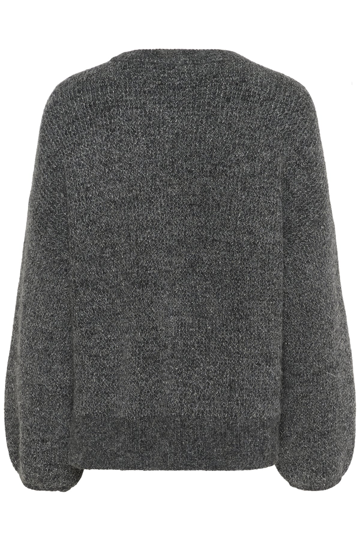 GZalpha shimmer pullover Charcoal melange med lurex - - 10910816