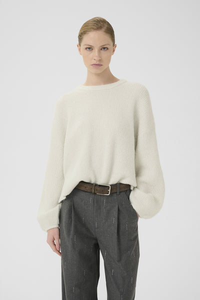 GZalpha shimmer pullover Ivory med lurex - 108703 - 10910816 Thumbnail