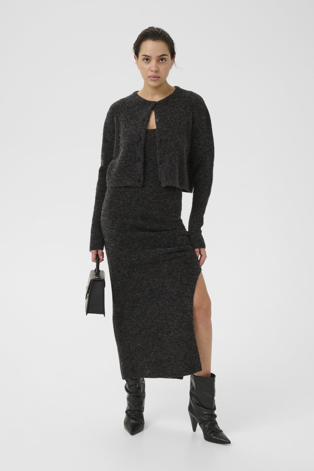 GZalpha 2-i-1-klänning Charcoal melange - 106286 - 10910818