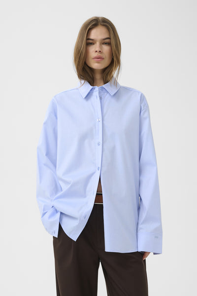 GZyork skjorta NOOS Chambray Blue Melange - 154030 - 10910917 Thumbnail