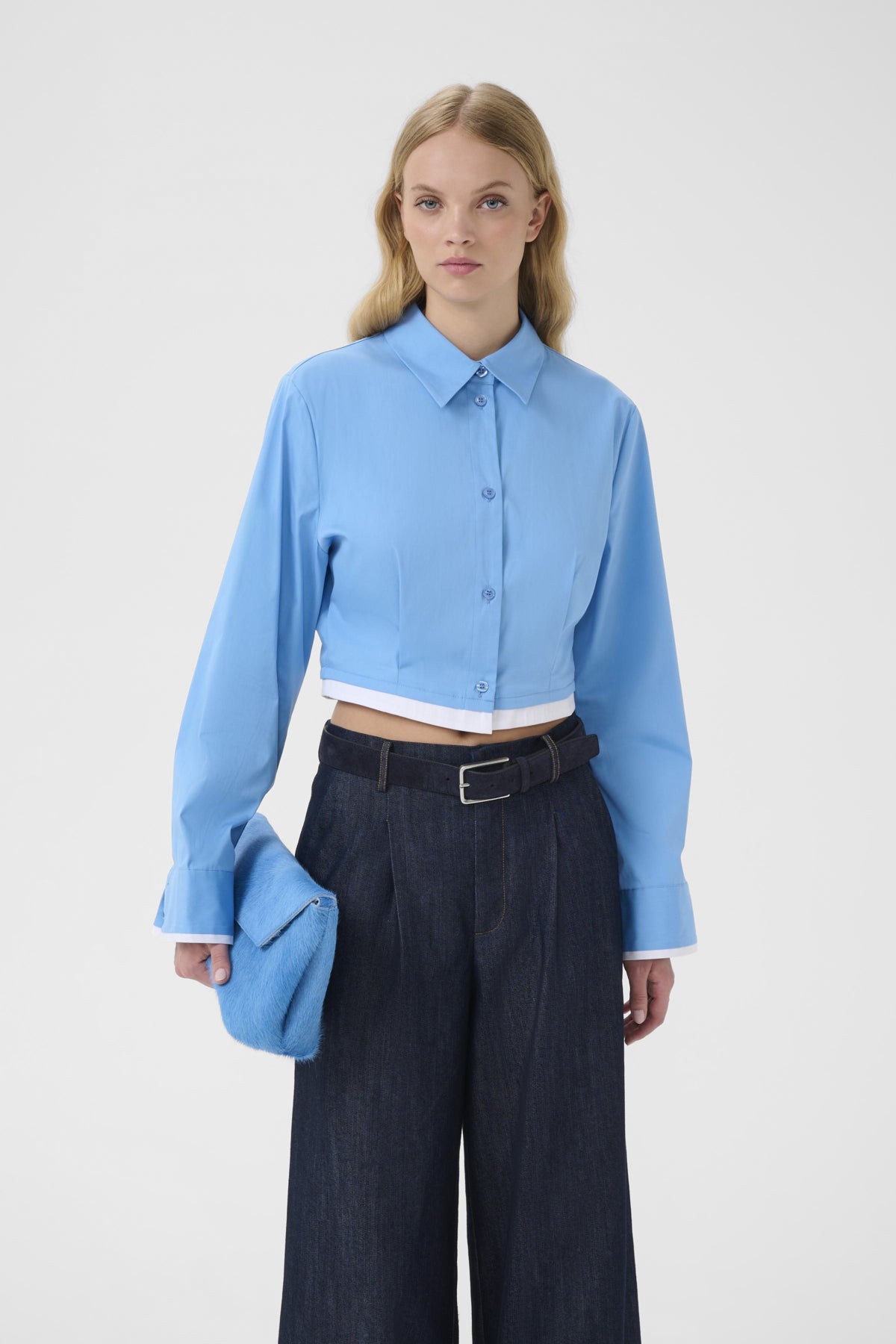 GZopy beskuren skjorta Azure Blue - 174139 - 10910920