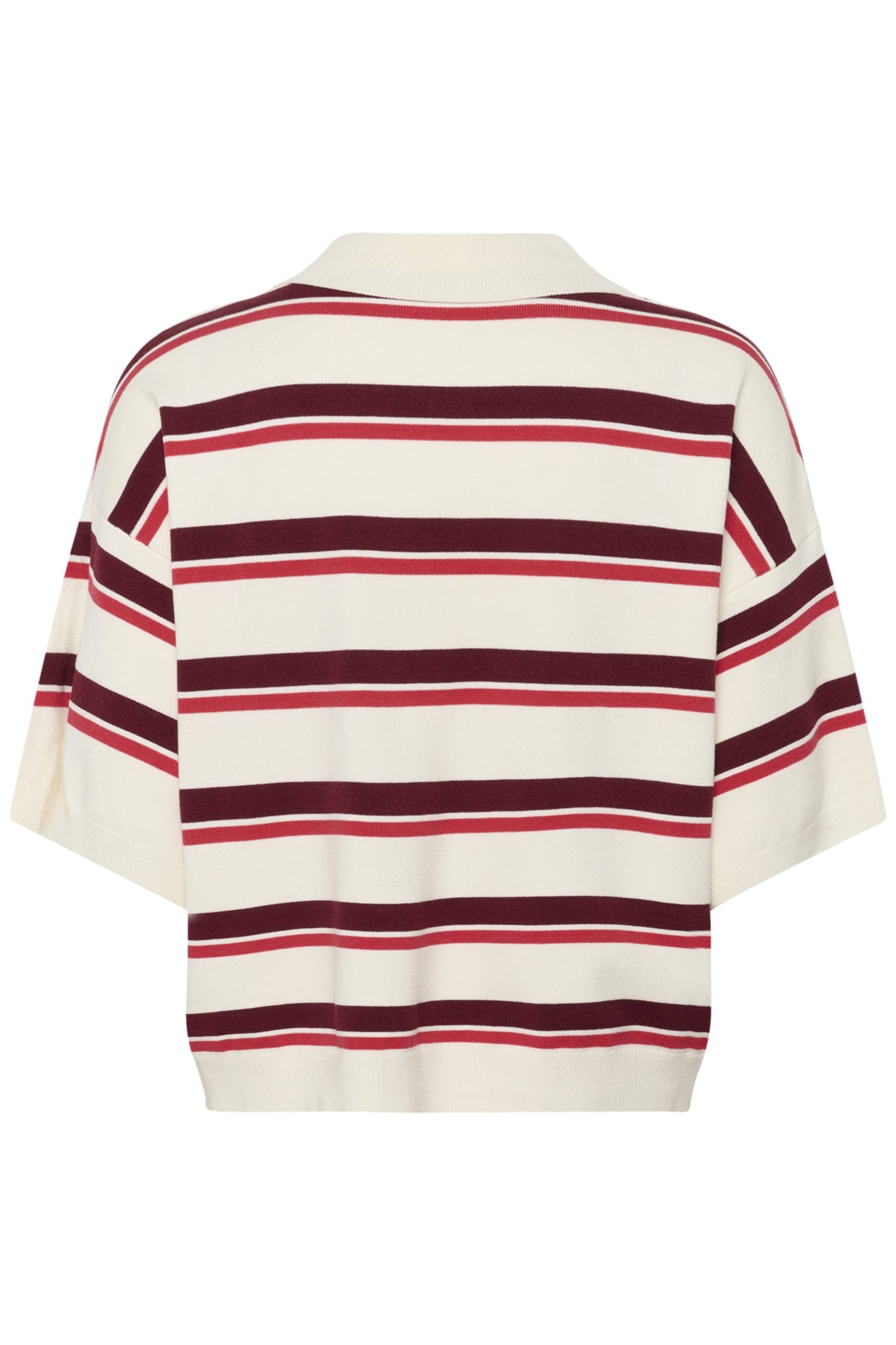 GZtaia ss polo pullover Egret/Cabernet/Poinsettia - 10 - 10910933