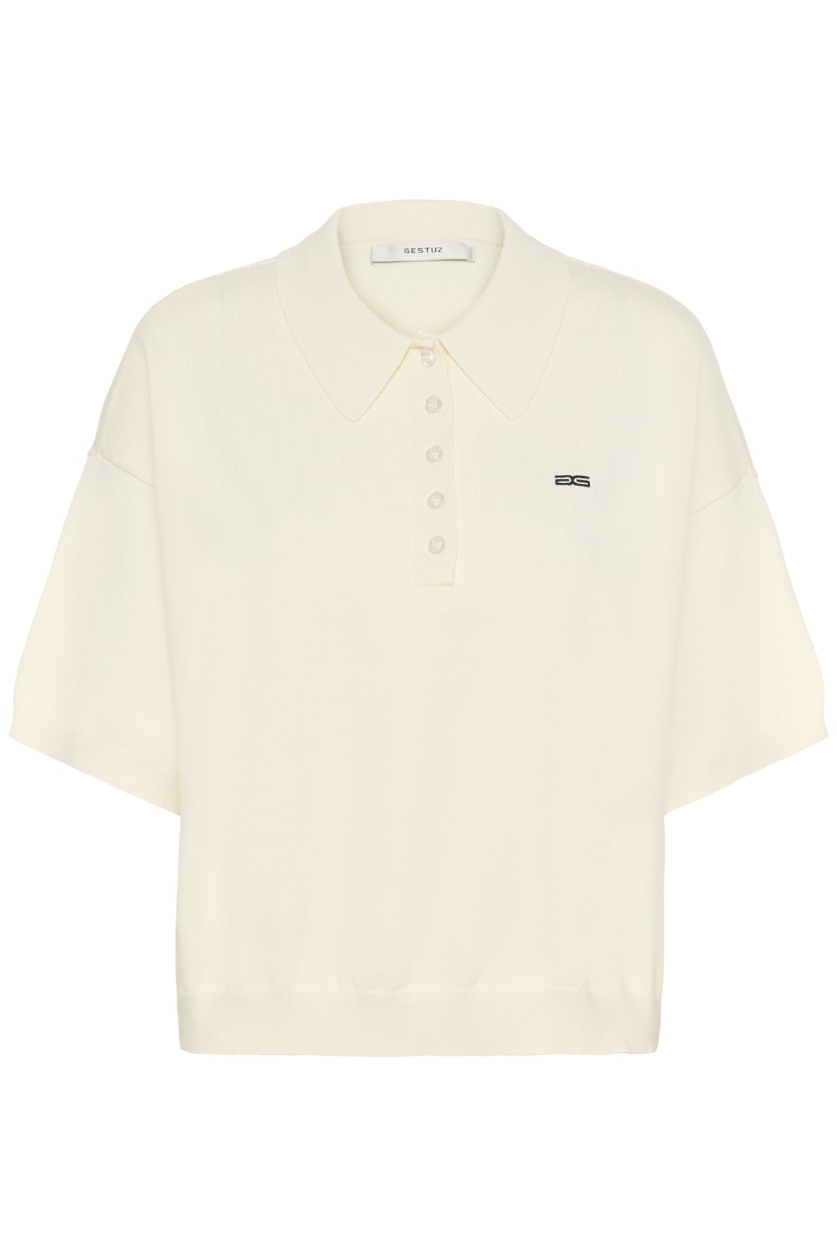 GZtalla ss polo pullover Egret - 110103 - 10910940