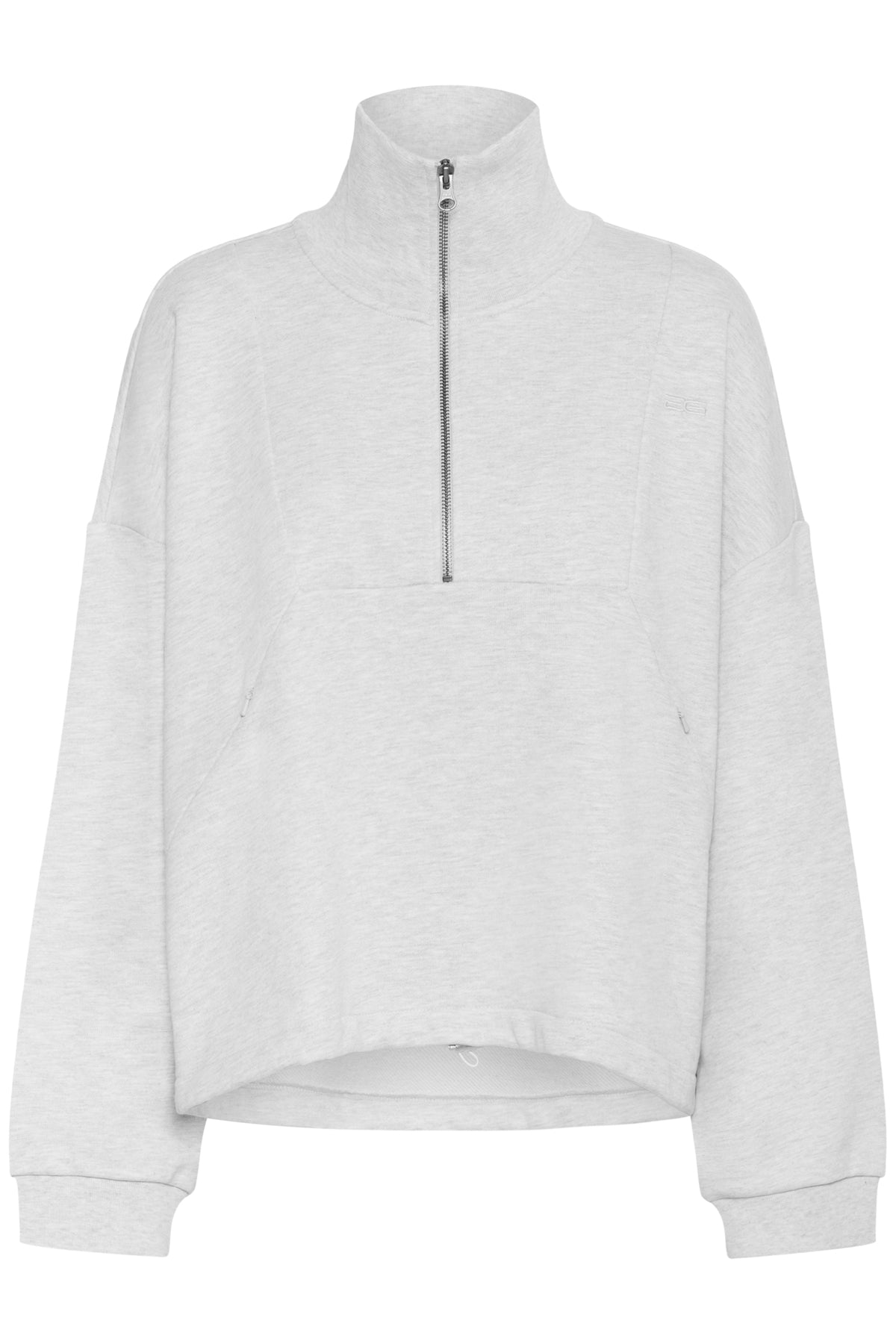 GZnormi sweatshirt Ultra light grey mélange - 108 - 10910978