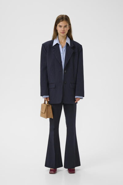 GZnaviana HW-byxor Navy Pinstripe - 10910998 Thumbnail
