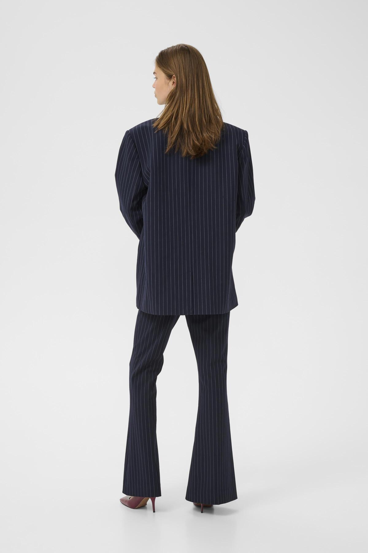 GZnaviana HW-byxor Navy Pinstripe - 10910998