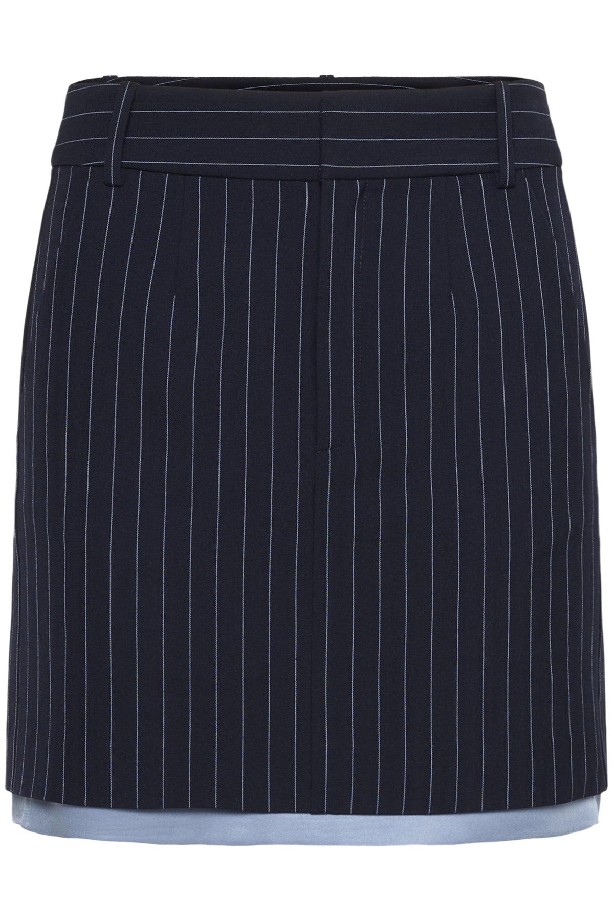 GZnaviana MW kjol Navy Pinstripe - 10911000