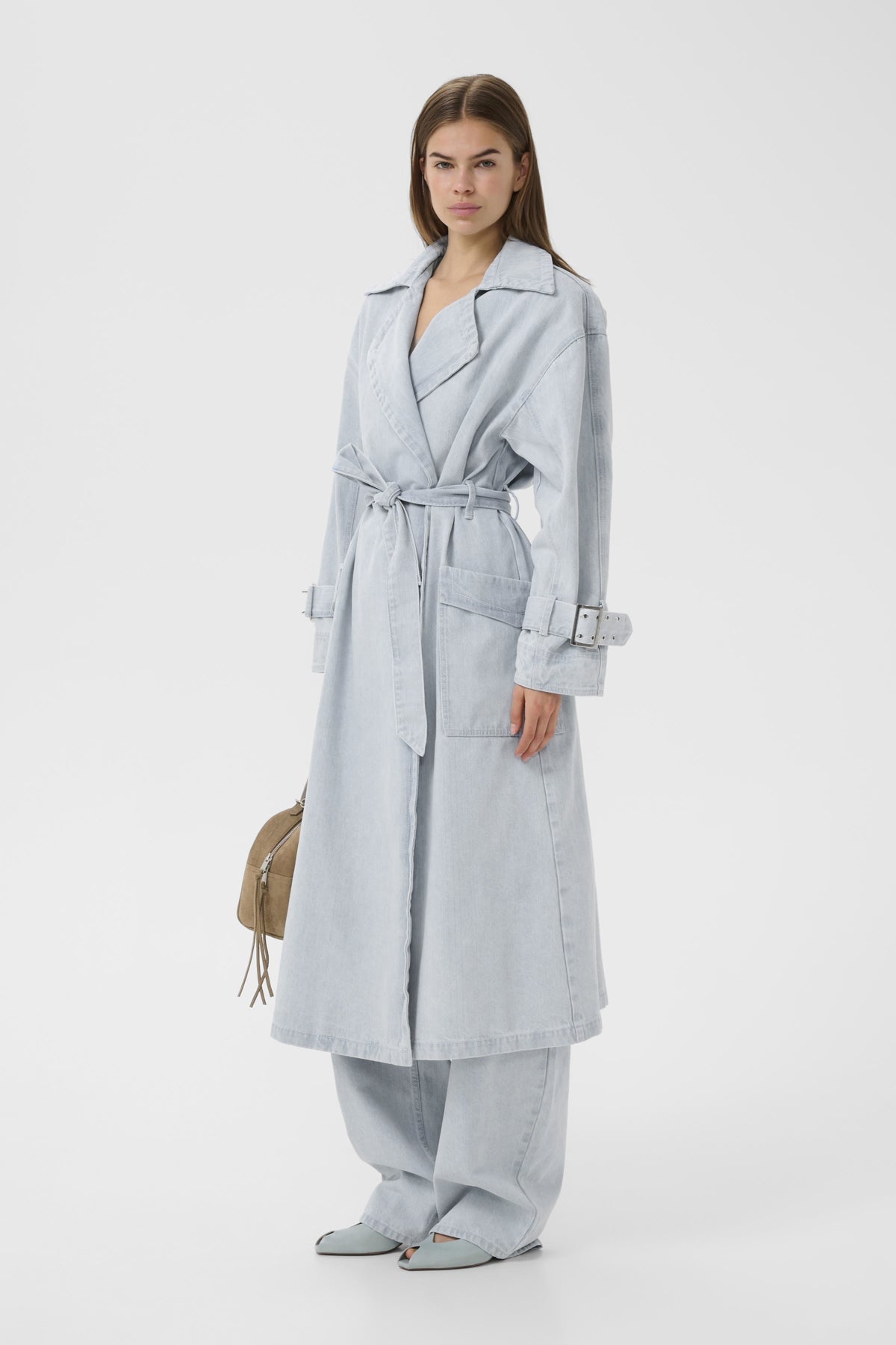GZparwana trenchcoat vintage ljus denim - 109180 - 10911010