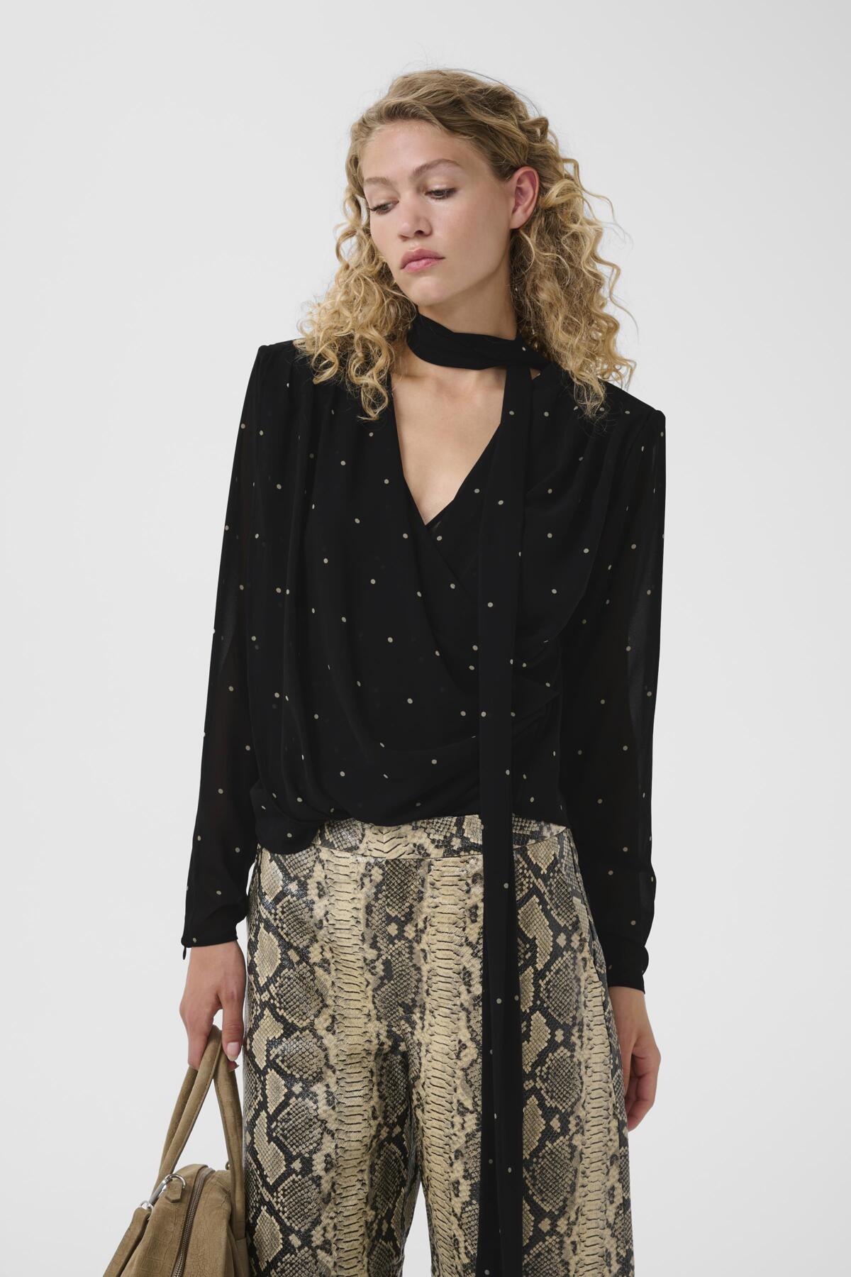 GZdorthie P blus Khaki dot - 109160 - 10911034