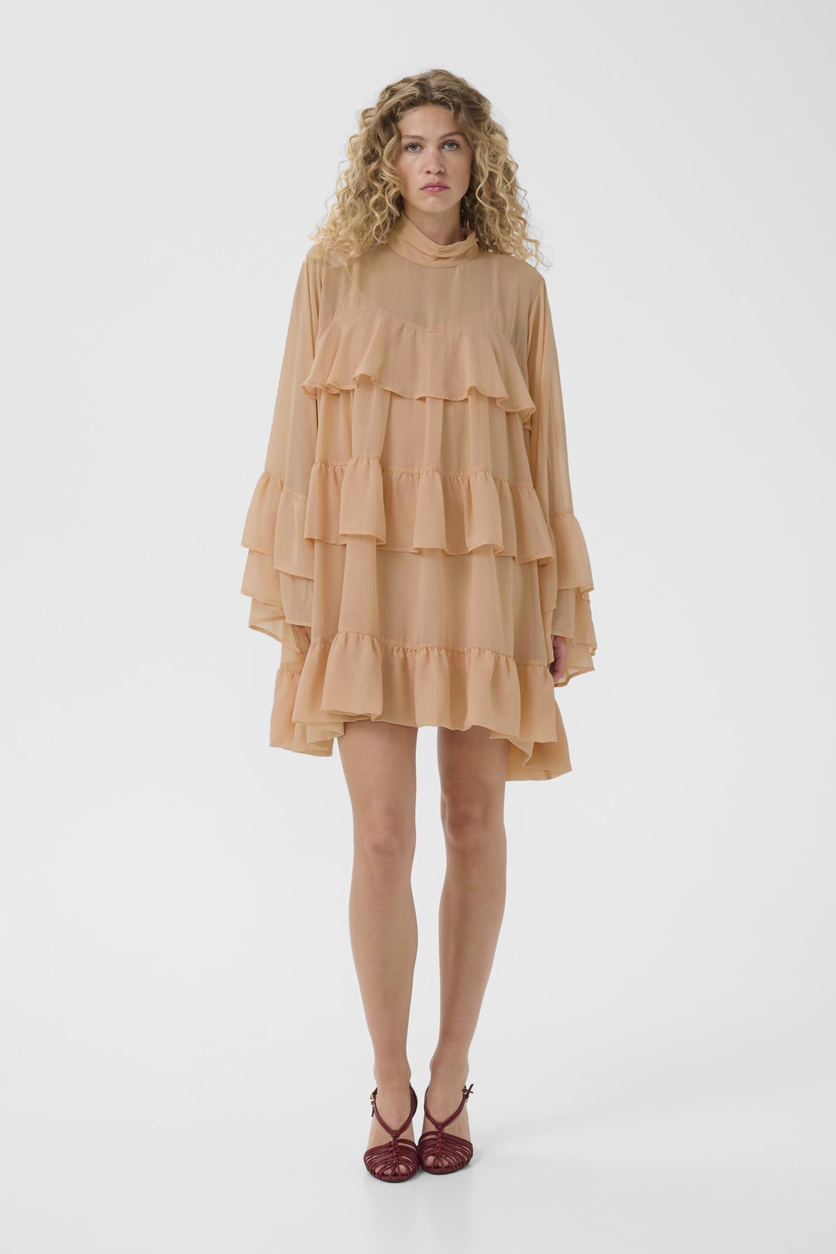 GZchiffany kort klänning Maple Sugar - 151316 - 10911052