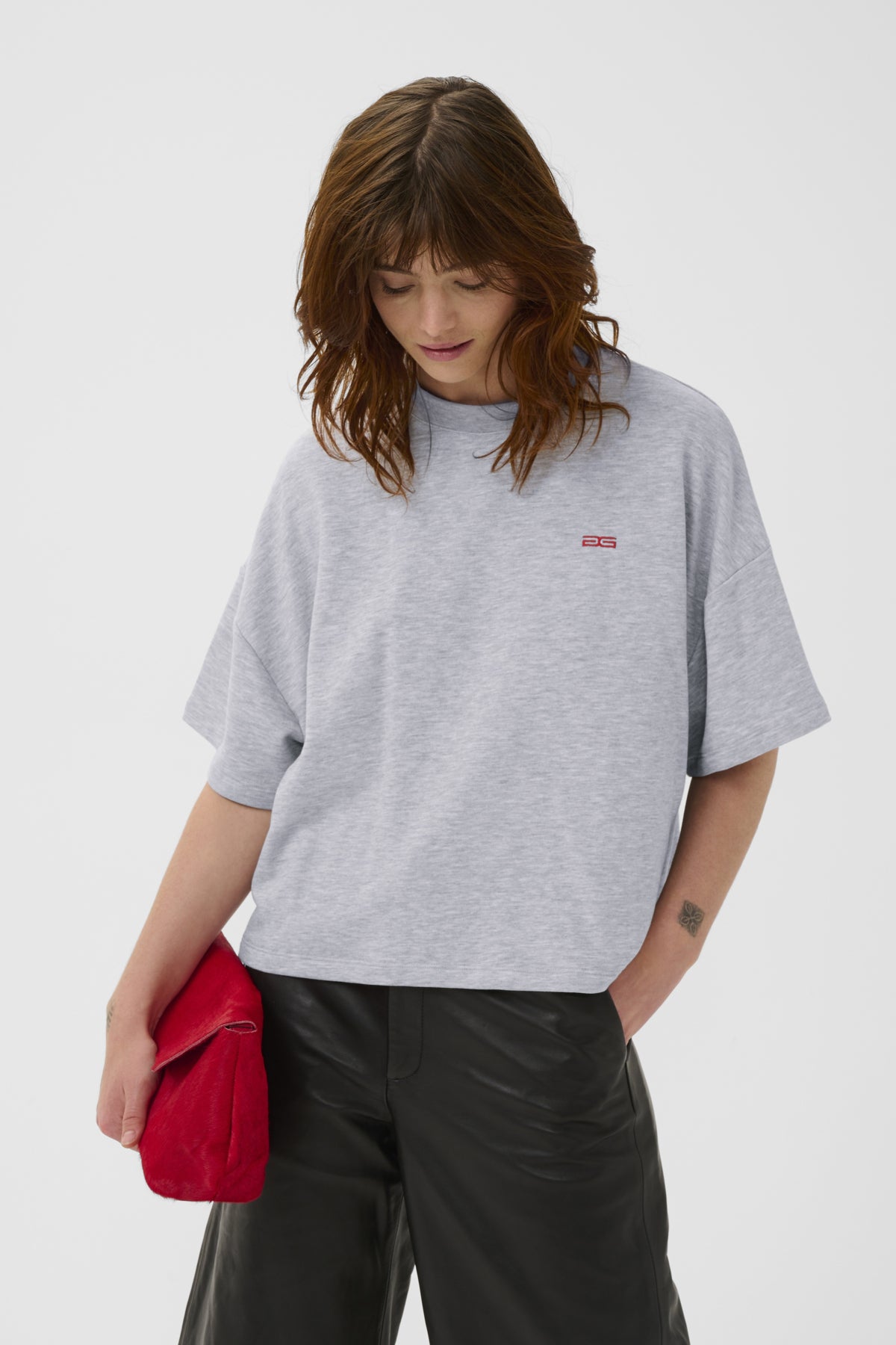 GZgilsa sweat tee Ultra light grey melange - 108 - 10911090