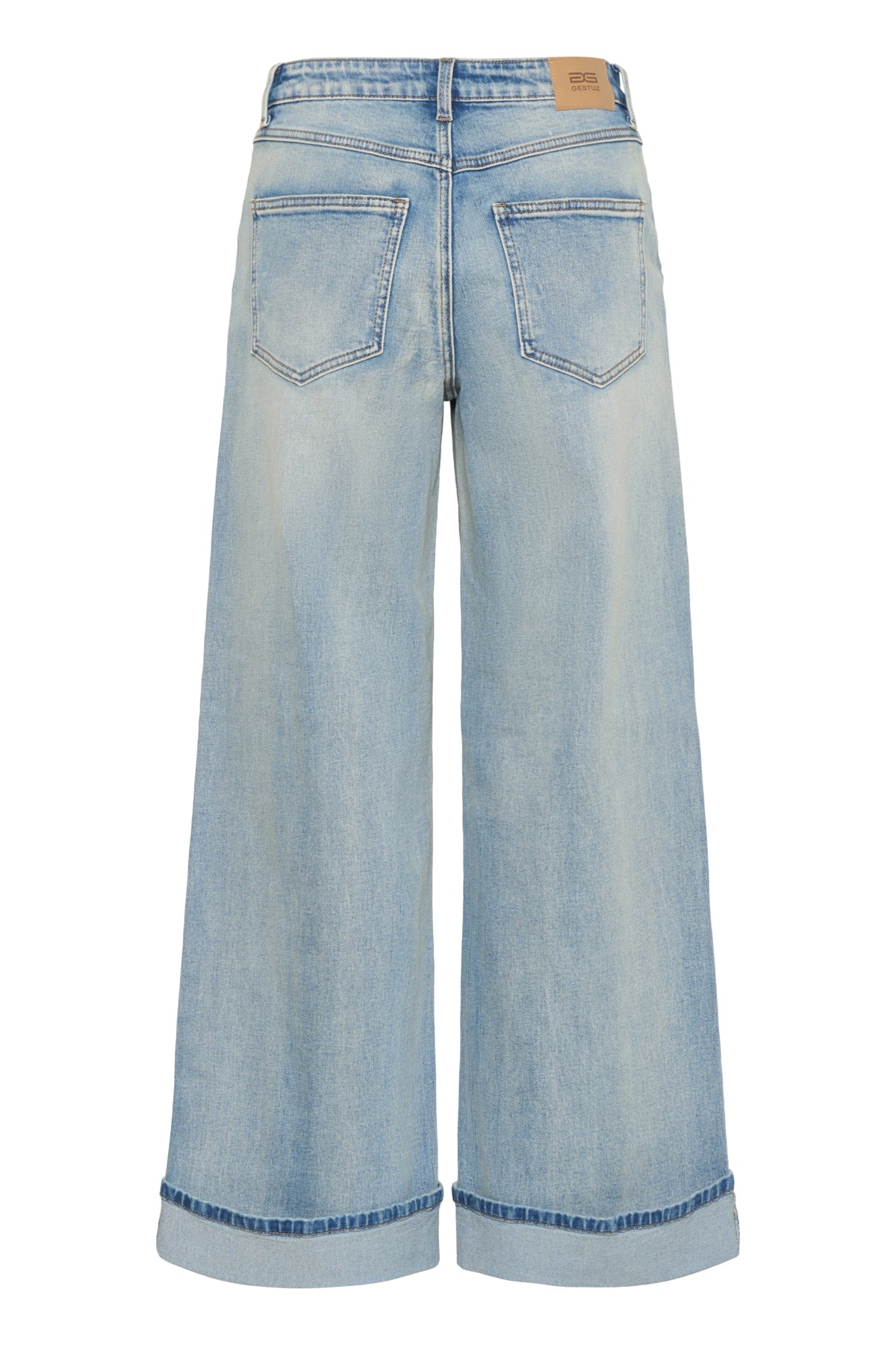 GZsara HW wide jeans Washed Blue - 10911124