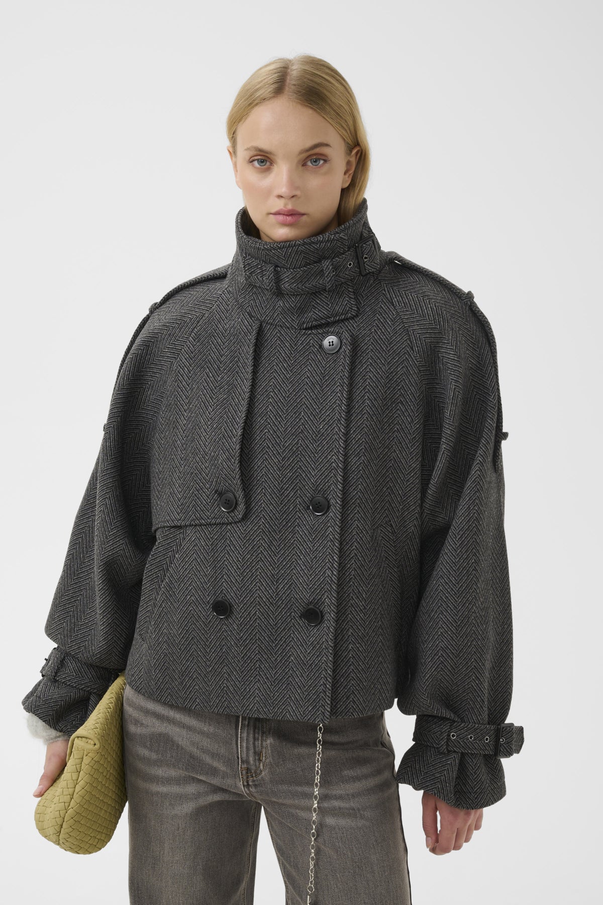 GZavic short HB jacket Herringbone black/grey - 10773 - 10911242