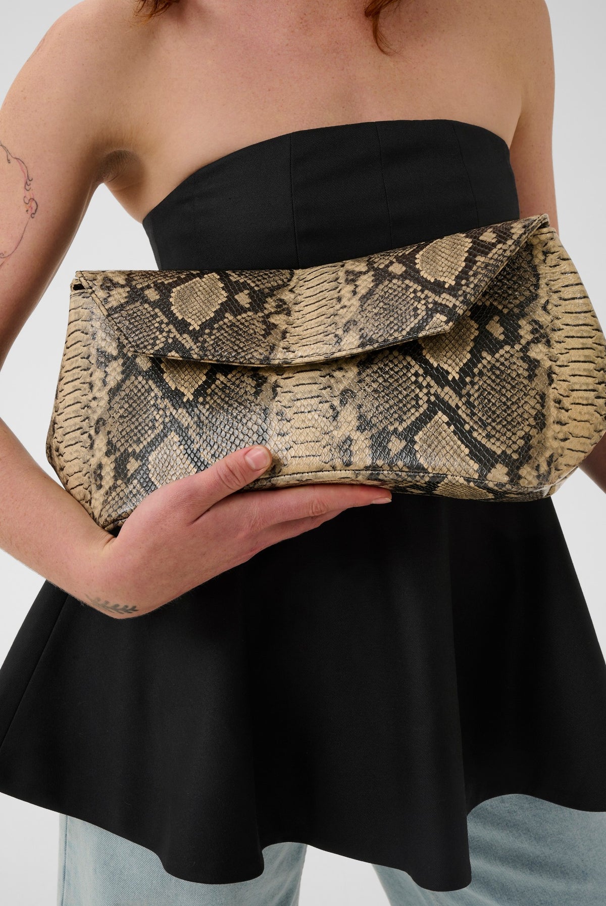 GZweda snake clutch Pale khaki snake - 109237 - 10911265