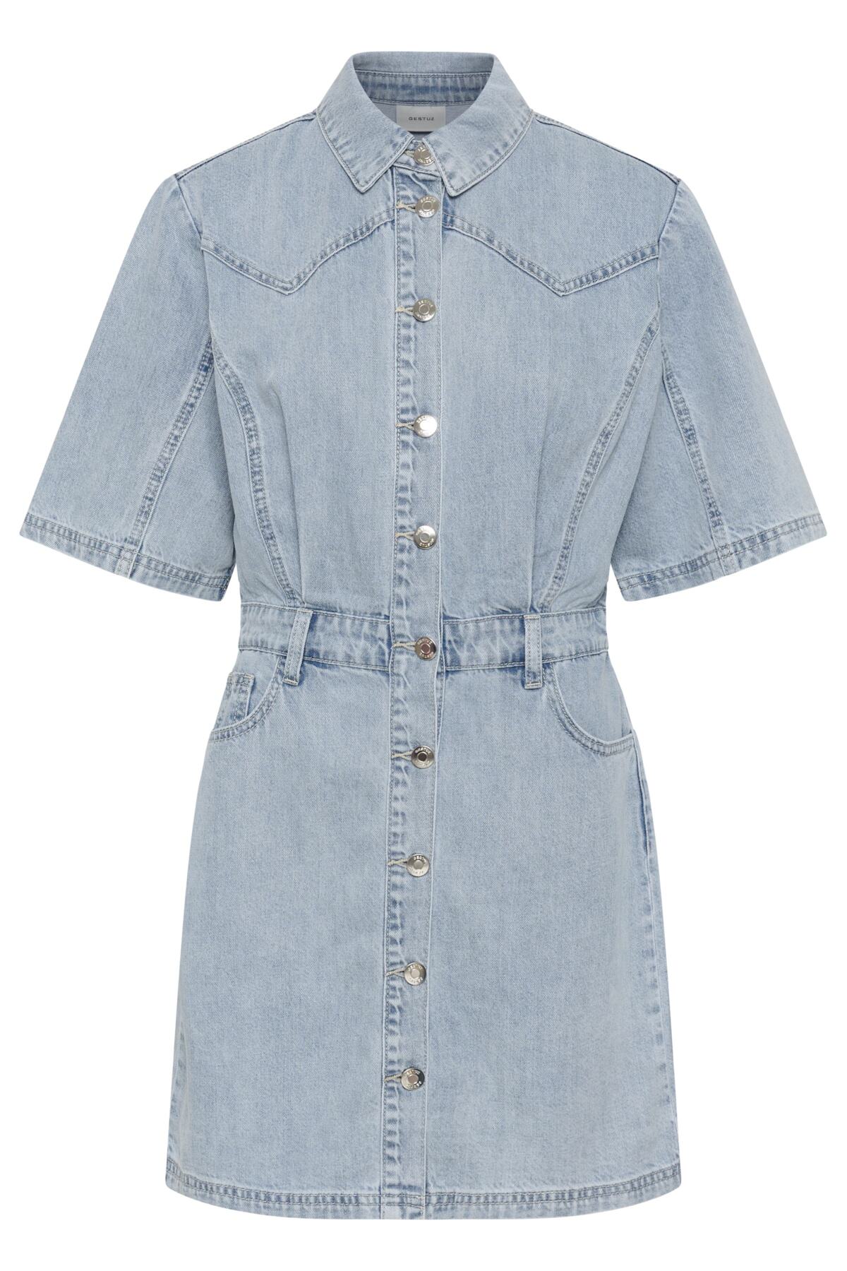GZmonie klänning ljusblå denim - 109411 - 10911271