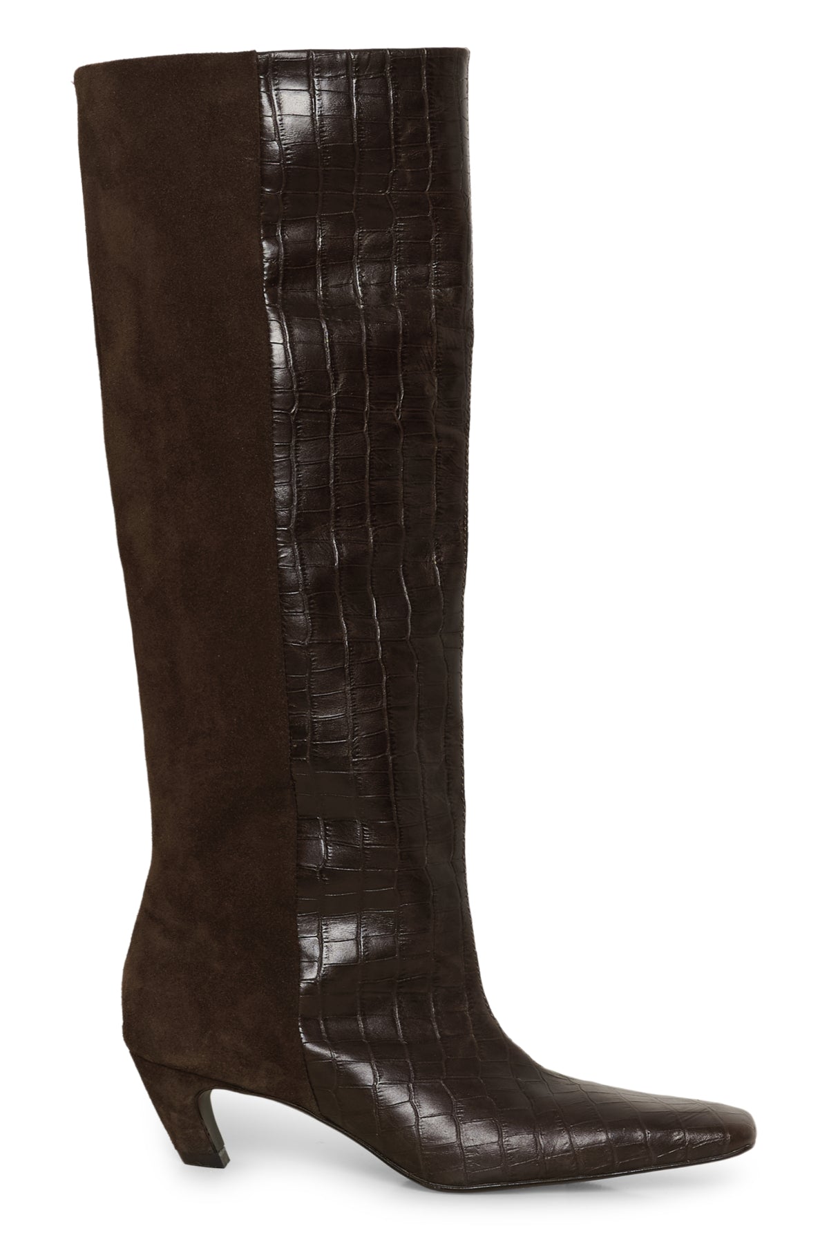 GZbobbie croco boots Mörkbrun croco - 100094 - 10911415