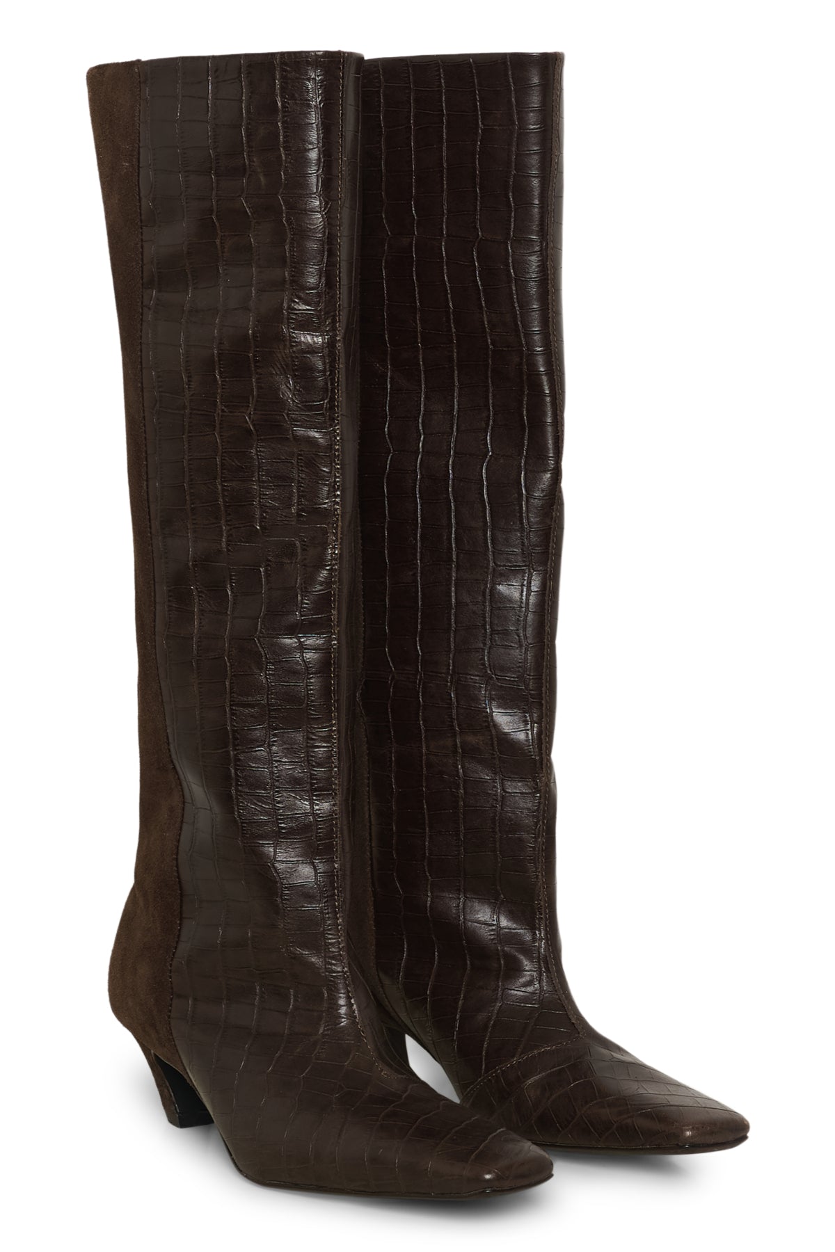 GZbobbie croco boots Mörkbrun croco - 100094 - 10911415