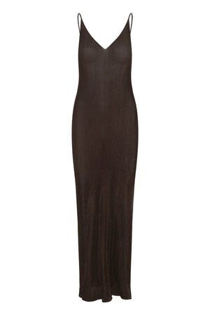 GZsilvi singlet dress Deep brown metallic - 109440 - 10911420