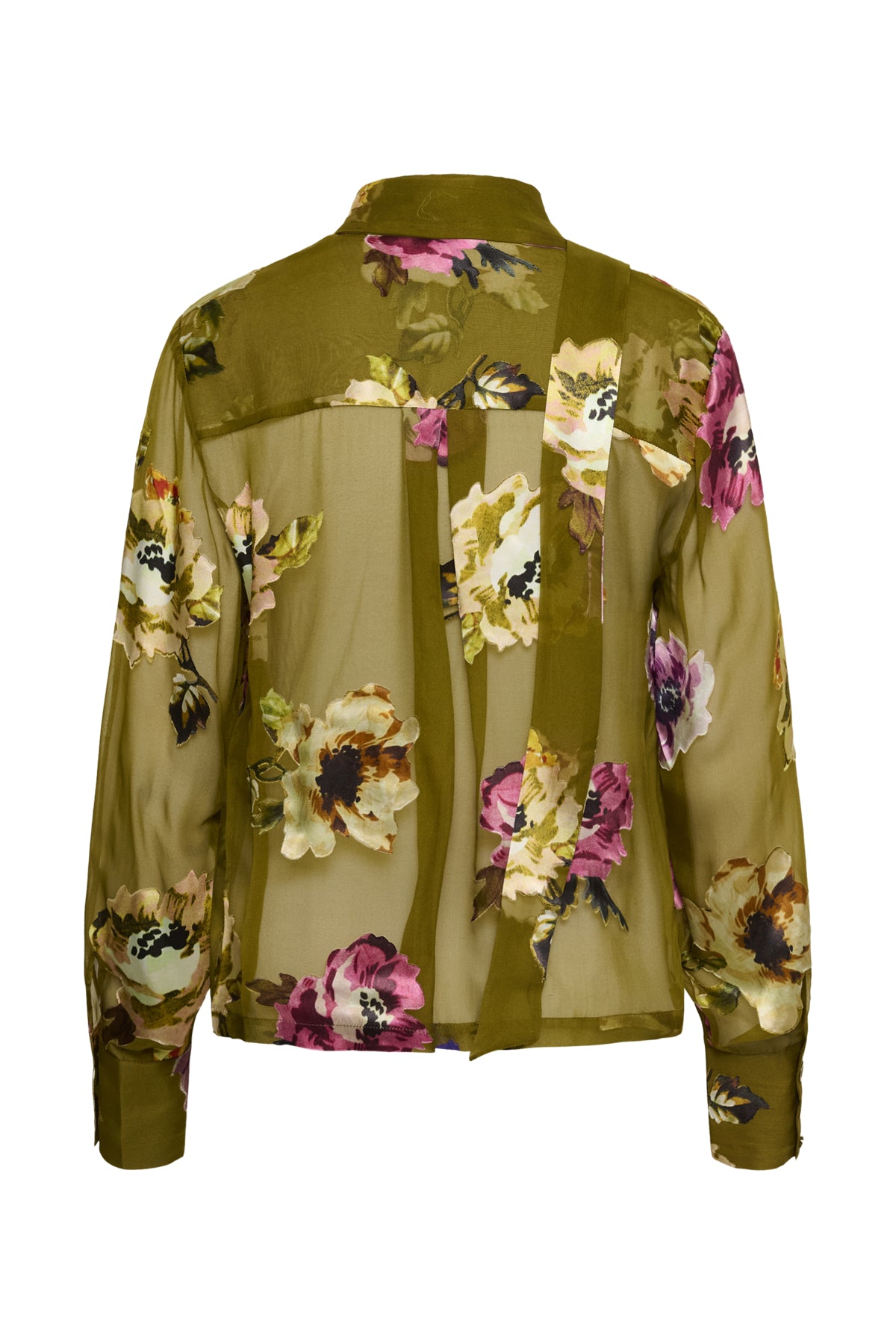 GZdarcia P-shirt Olivgrön blomma - 109853 - 10911450