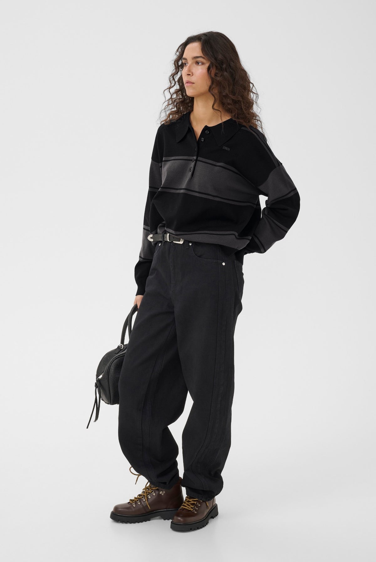 GZsilda polotröja Black/Raven randig - 109930 - 10911513