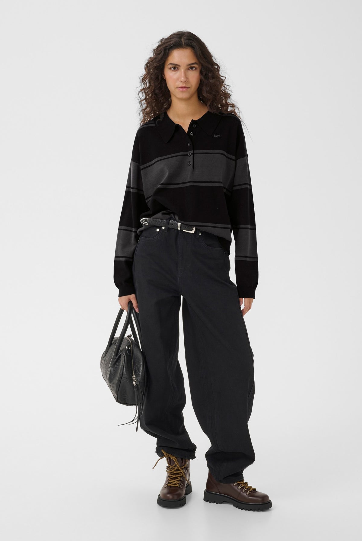 GZsilda polotröja Black/Raven randig - 109930 - 10911513