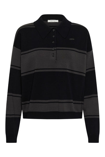 GZsilda polotröja Black/Raven randig - 109930 - 10911513 Thumbnail