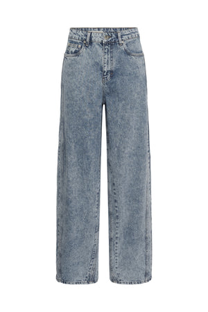 GZmawi HW ballongjeans Ljusblå acid wash - 109868 - 10911523