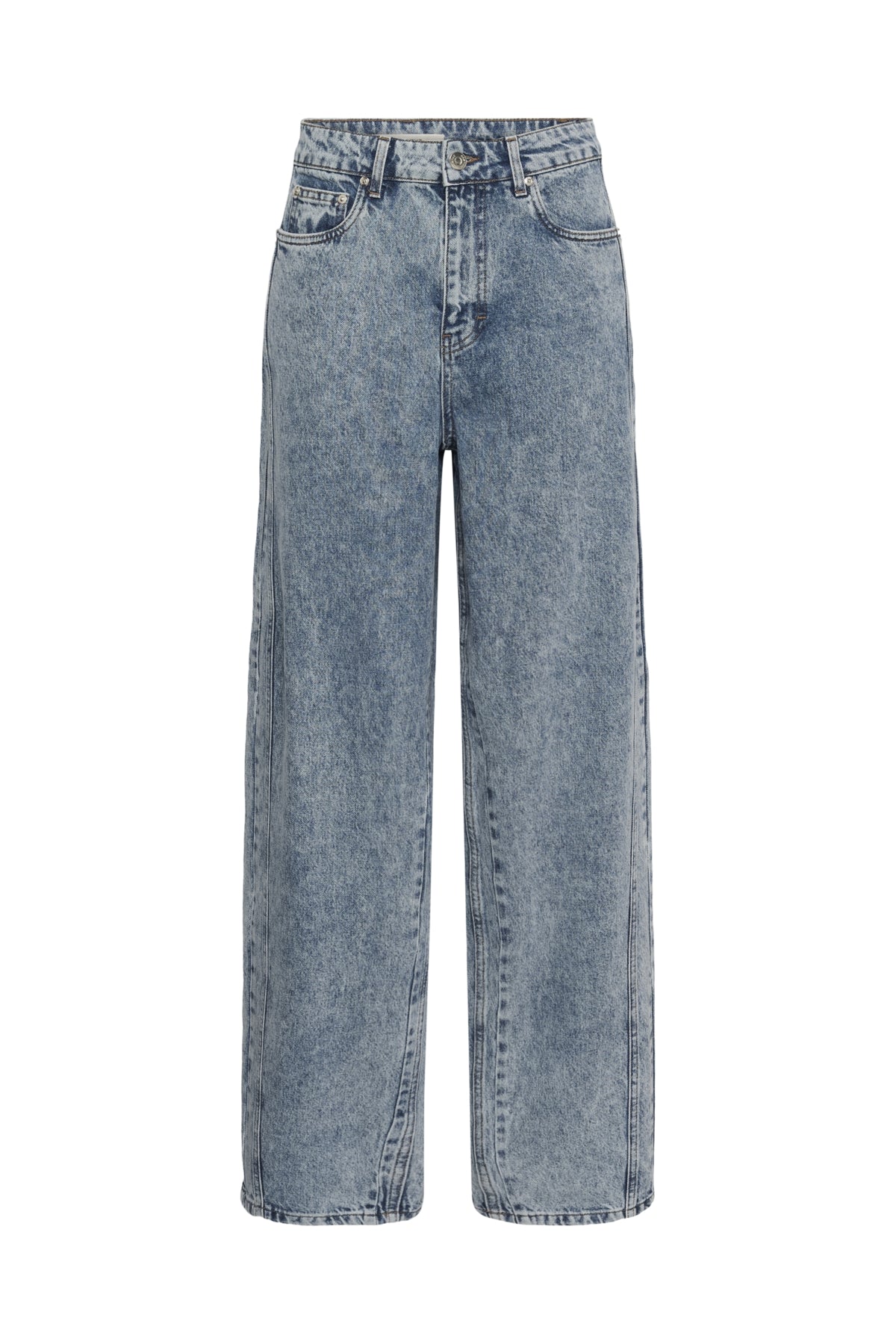 GZmawi HW ballongjeans Ljusblå acid wash - 109868 - 10911523