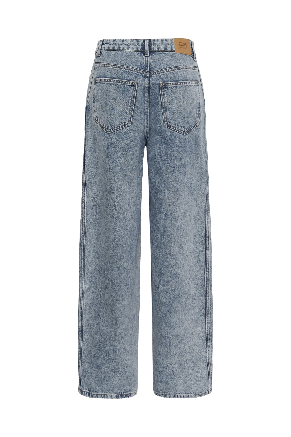 GZmawi HW ballongjeans Ljusblå acid wash - 109868 - 10911523