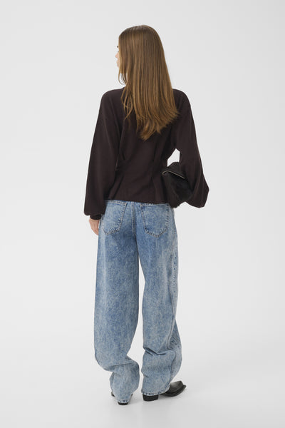 GZmawi HW ballongjeans Ljusblå acid wash - 109868 - 10911523 Thumbnail