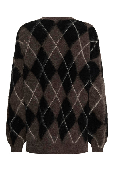 GZsida multi long pullover Black/Chestnut/Ivory - 1000153 - 10911670 Thumbnail