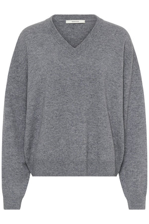 GZmanzi V-pullover Concrete Mélange - 1000053 - 10911815