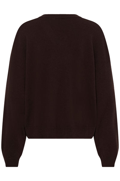 GZmanzi V-pullover Ganache - 191018 - 10911815 Thumbnail