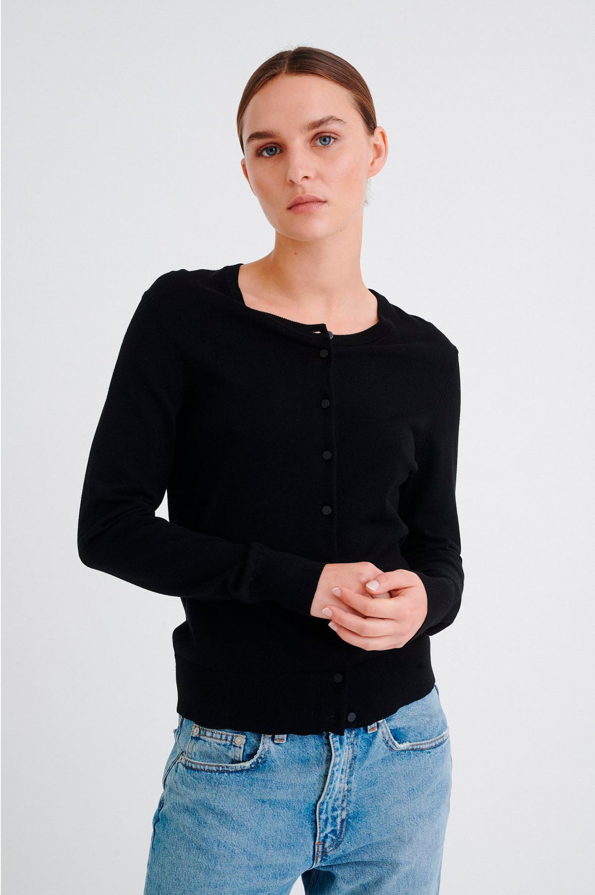 Rita Cardigan Svart - 30100784