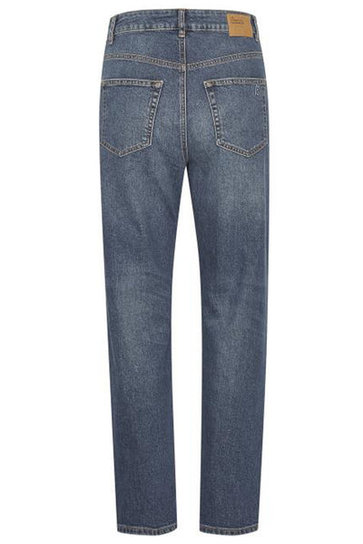 34 THE MOM 107 XHIGH STRAIGHT Medium Blue Retro Wash - 10703606 Thumbnail