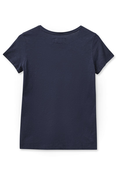 Arden Organic V-SS Tee Navy - 140930 Thumbnail