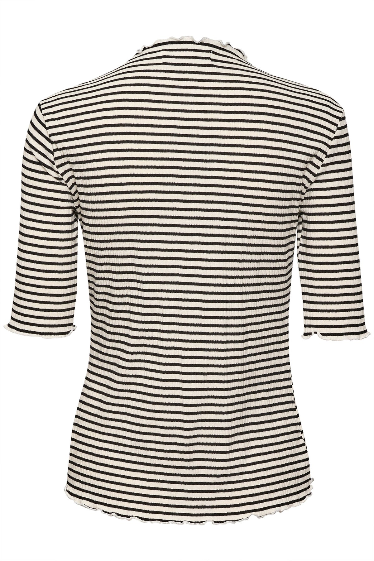 CandaceKB Stripe SS Egret/Meteorite Stripe - 10103631