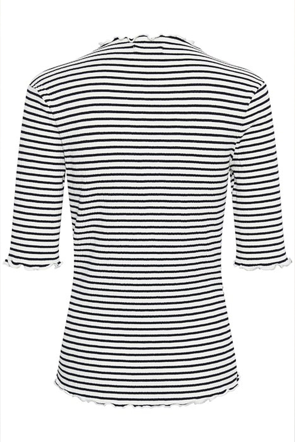 CandaceKB Stripe SS Egret/Night Sky Stripe - 10103631