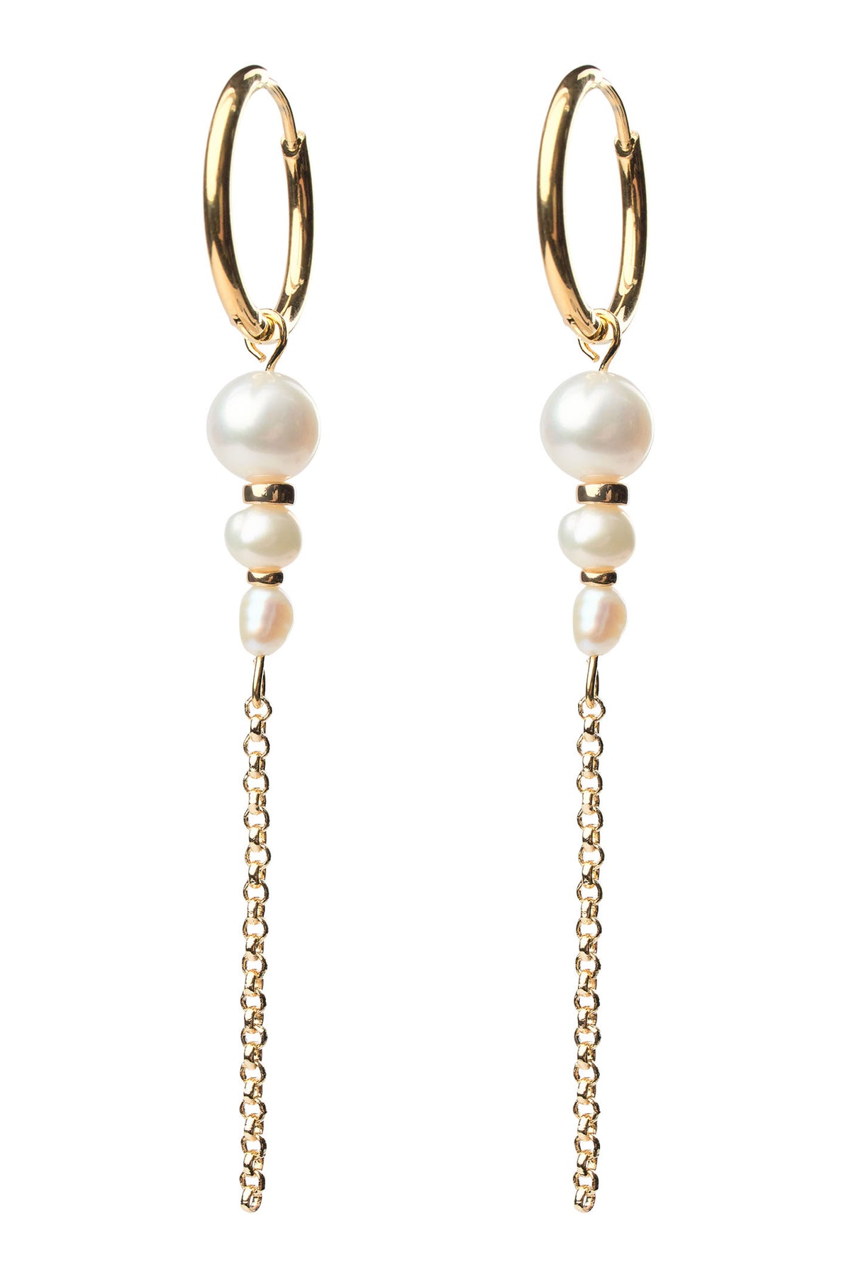 JULIE WHITE PEARL TILLBEHÖR GULD - JULIE WHITE PEARL
